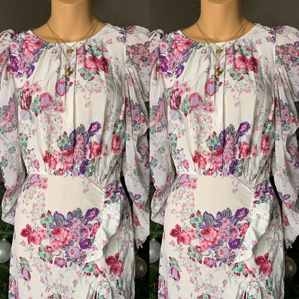 Free People For Love & Lemons Ross Midi Dress - Picture 5 of 6